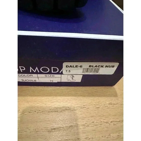 DALE-6 Black Nubuck TOP MODA For Women - Picture 2 of 6